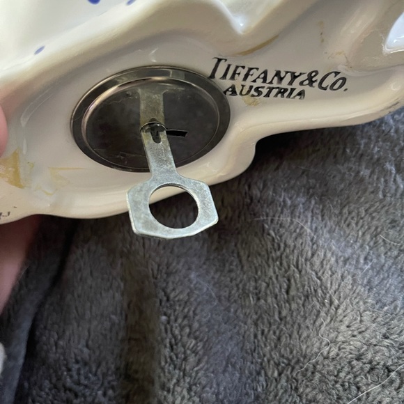 SOLD Tiffany & Co. Blue Bunny Bank - Picture 6 of 7